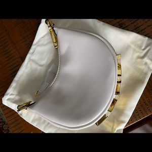 *RESERVED*White Leather Nano Bag